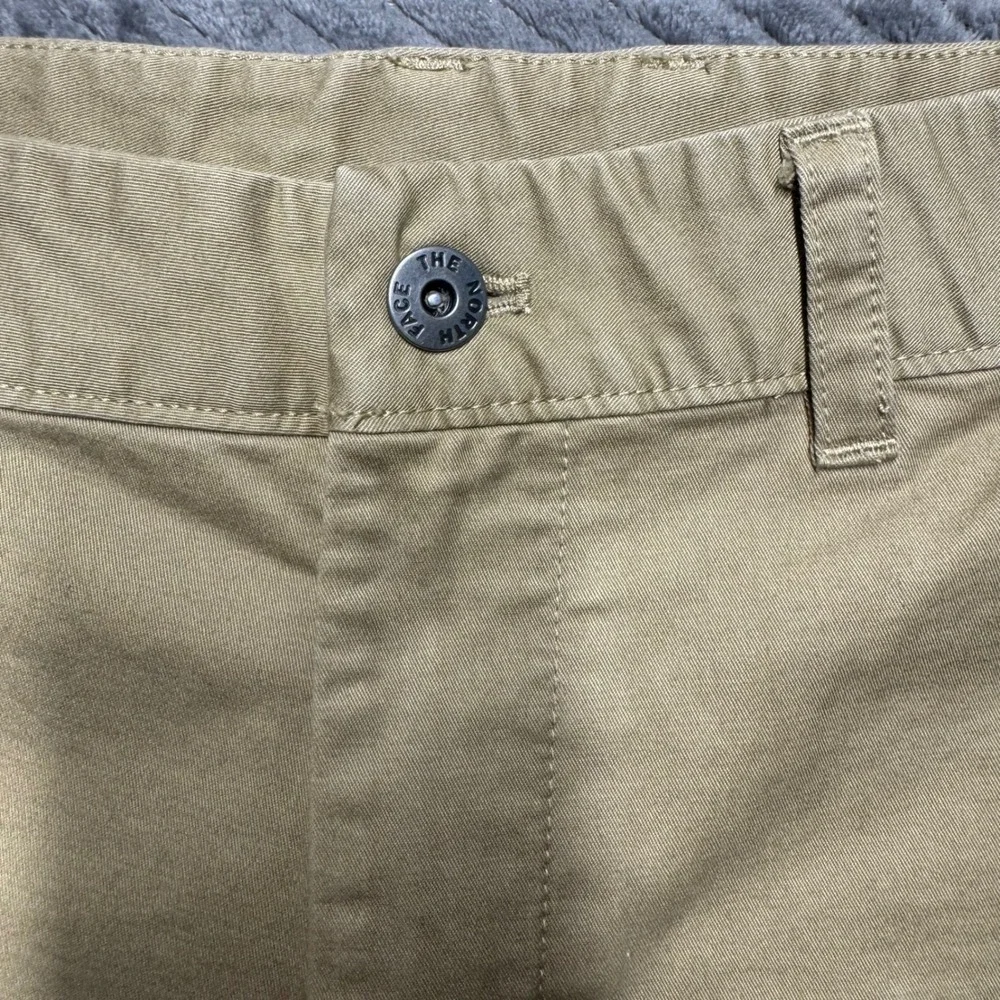 The North Face Chino Shorts 34 Khaki Excellent‎ Cotton Blend Stretch (1651)